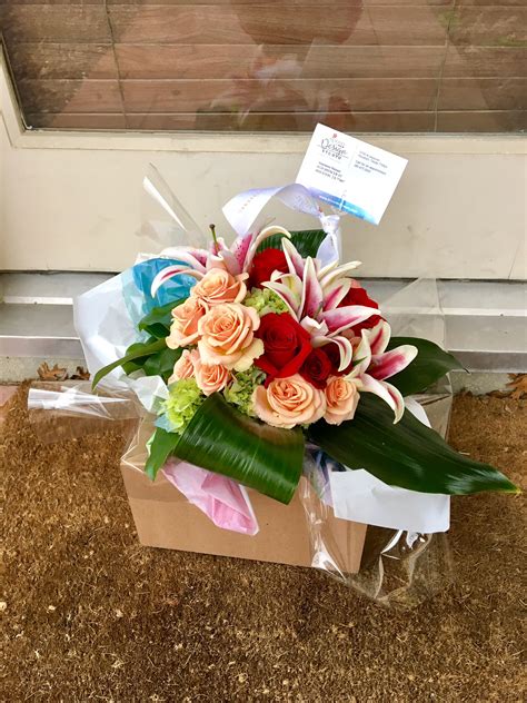 flowers delivered by post office